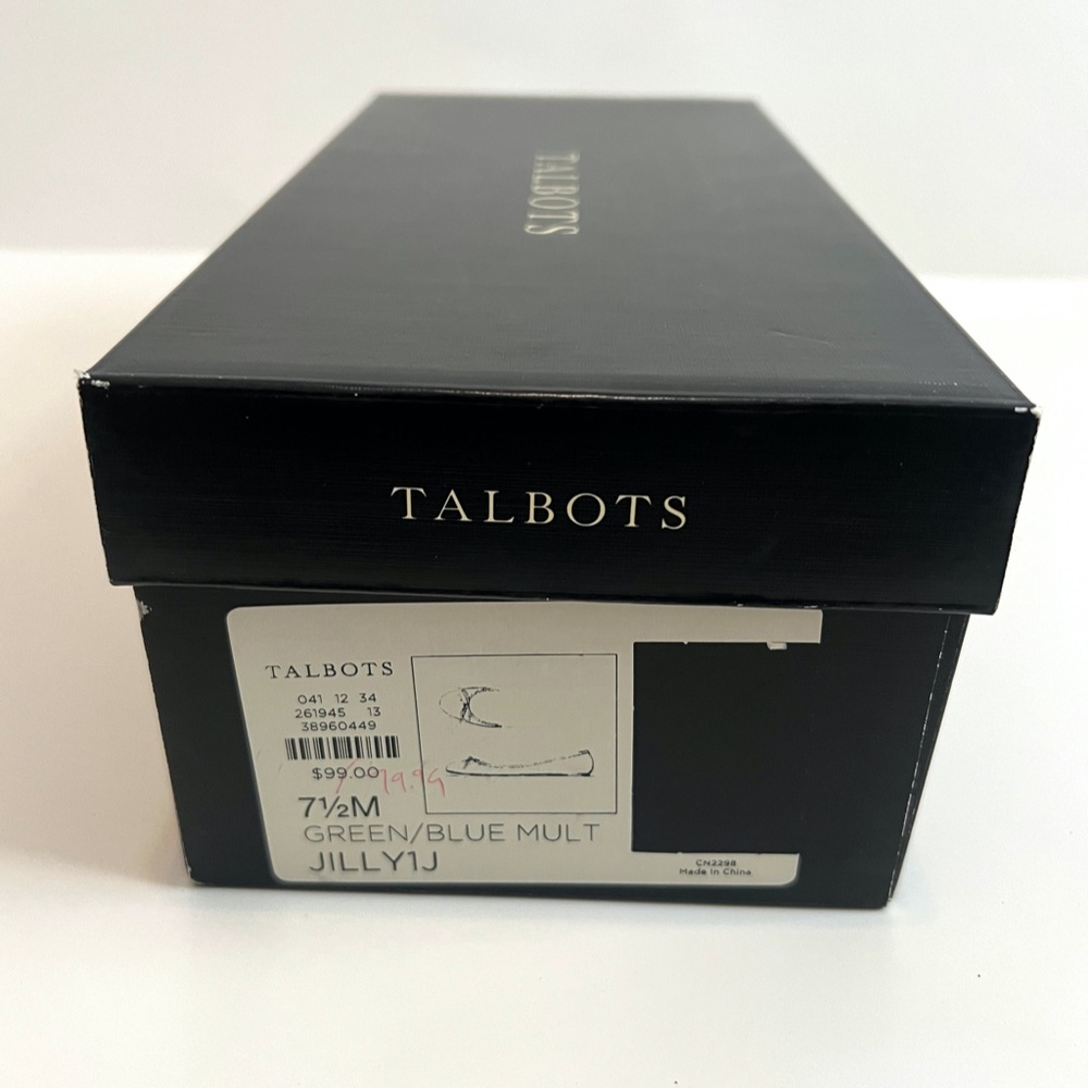 Talbots Green/Blue/Red Plaid Ballet Flats - Size 7.5M - Excellent Condition - Picture 11 of 11